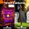 42ft 15 LED Lights Outdoor Solar String Lights,Solar Flame String Lights (Warm White)
